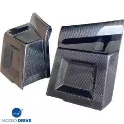 Carbon Fiber BNW Front Bumper Spat Add-ons > Hummer H2 2003-2009 image - 5