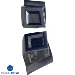 ModeloDrive Carbon Fiber BNW Front Bumper Spat Add-ons > Hummer H2 2003-2009 image - 6