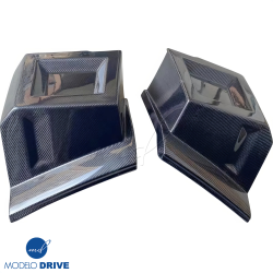 ModeloDrive Carbon Fiber BNW Front Bumper Spat Add-ons > Hummer H2 2003-2009 image - 8