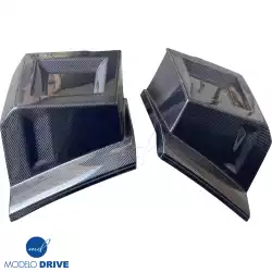 Carbon Fiber BNW Front Bumper Spat Add-ons > Hummer H2 2003-2009 image - 8