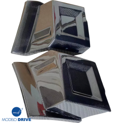 ModeloDrive Carbon Fiber BNW Front Bumper Spat Add-ons > Hummer H2 2003-2009 image - 10