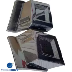 Carbon Fiber BNW Front Bumper Spat Add-ons > Hummer H2 2003-2009 image - 10