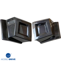 ModeloDrive Carbon Fiber BNW Front Bumper Spat Add-ons > Hummer H2 2003-2009 image - 11