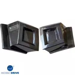 Carbon Fiber BNW Front Bumper Spat Add-ons > Hummer H2 2003-2009 image - 11