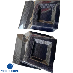 ModeloDrive Carbon Fiber BNW Front Bumper Spat Add-ons > Hummer H2 2003-2009 image - 12