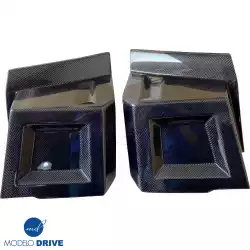 Carbon Fiber BNW Front Bumper Spat Add-ons > Hummer H2 2003-2009 image - 13