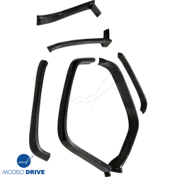 ModeloDrive Carbon Fiber BNW Fender Flares Set > Hummer H2 2003-2009 image - 2