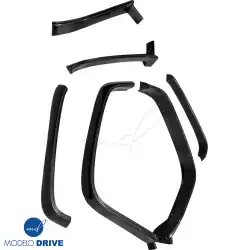 Carbon Fiber BNW Fender Flares Set > Hummer H2 2003-2009 image - 2
