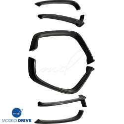 ModeloDrive Carbon Fiber BNW Fender Flares Set > Hummer H2 2003-2009 image - 3