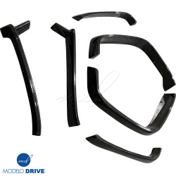 ModeloDrive Carbon Fiber BNW Fender Flares Set > Hummer H2 2003-2009 image - 7