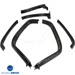 ModeloDrive Carbon Fiber BNW Fender Flares Set > Hummer H2 2003-2009 image - 8