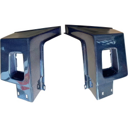 ModeloDrive Carbon Fiber BNW Rear Bumper Spat Add-ons > Hummer H2 2003-2009 image - 1