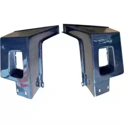 Carbon Fiber BNW Rear Bumper Spat Add-ons > Hummer H2 2003-2009 image - 1