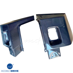 ModeloDrive Carbon Fiber BNW Rear Bumper Spat Add-ons > Hummer H2 2003-2009 image - 2