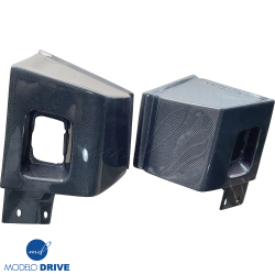 ModeloDrive Carbon Fiber BNW Rear Bumper Spat Add-ons > Hummer H2 2003-2009 image - 3