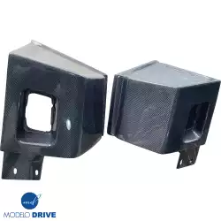 Carbon Fiber BNW Rear Bumper Spat Add-ons > Hummer H2 2003-2009 image - 3