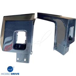 ModeloDrive Carbon Fiber BNW Rear Bumper Spat Add-ons > Hummer H2 2003-2009 image - 4