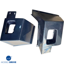 ModeloDrive Carbon Fiber BNW Rear Bumper Spat Add-ons > Hummer H2 2003-2009 image - 5