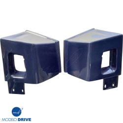 ModeloDrive Carbon Fiber BNW Rear Bumper Spat Add-ons > Hummer H2 2003-2009 image - 6