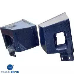 Carbon Fiber BNW Rear Bumper Spat Add-ons > Hummer H2 2003-2009 image - 7