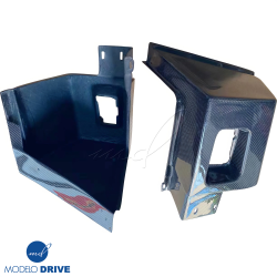 ModeloDrive Carbon Fiber BNW Rear Bumper Spat Add-ons > Hummer H2 2003-2009 image - 8