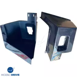 Carbon Fiber BNW Rear Bumper Spat Add-ons > Hummer H2 2003-2009 image - 8