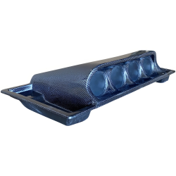 ModeloDrive Carbon Fiber BNW Fog Light Hood Panel Housing > Hummer H2 2003-2009 image - 1