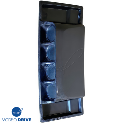 ModeloDrive Carbon Fiber BNW Fog Light Hood Panel Housing > Hummer H2 2003-2009 image - 10