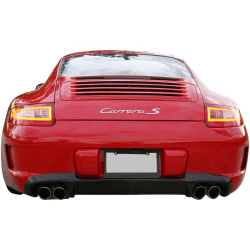 ModeloDrive Partial Carbon Fiber VORT GTV NARROW Rear Bumper > Porsche 911 (997) 2005-2008 image - 2
