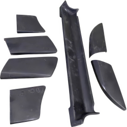 ModeloDrive FRP TART Accessories Rear Fins Diffuser > Porsche 911 (996) 1999-2004 image - 1