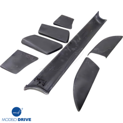 ModeloDrive FRP TART Accessories Rear Fins Diffuser > Porsche 911 (996) 1999-2004 image - 3
