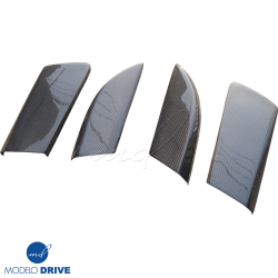 ModeloDrive Carbon Fiber TART Accessories Rear Fins Diffuser > Porsche 911 (996) 1999-2004 image - 10