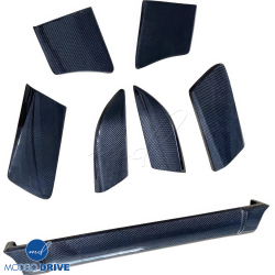 ModeloDrive Carbon Fiber TART Accessories Rear Fins Diffuser > Porsche 911 (996) 1999-2004 image - 2