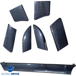 ModeloDrive Carbon Fiber TART Accessories Rear Fins Diffuser > Porsche 911 (996) 1999-2004 image - 3