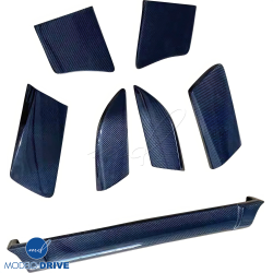 ModeloDrive Carbon Fiber TART Accessories Rear Fins Diffuser > Porsche 911 (996) 1999-2004 image - 5