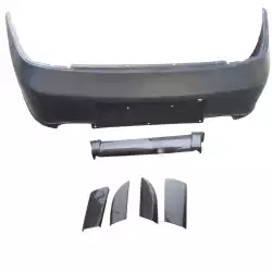 Partial Carbon Fiber TART Rear Bumper Set > Porsche 911 (996) 1999-2004 image - 2