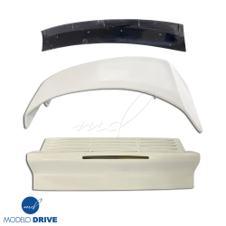 ModeloDrive FRP TART GT Narrow Body Engine Lid Trunk w Wing w Flap > Porsche 911 (996) 1999-2001 image - 2