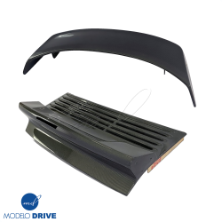 ModeloDrive Carbon Fiber TART GT Narrow Body Engine Lid Trunk w Wing w Flap > Porsche 911 (996) 1999-2001 image - 2