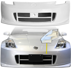 ModeloDrive FRP NISM V2 Front Bumper w Duct 2pc > Nissan 350Z (Z33) 2003-2008 image - 19