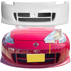 ModeloDrive FRP NISM V2 Front Bumper w Duct 2pc > Nissan 350Z (Z33) 2003-2008 image - 1