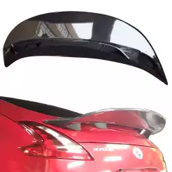 Carbon Fiber CS Type N Style Spoiler Wing > Nissan 370Z (Z34) 2009-2020 image - 1