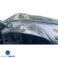 ModeloDrive Carbon Fiber LHD Cluster Surround Trim 2pc > Mazda RX-7 (FD3S) 1993-1997 image - 6