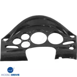 Carbon Fiber LHD Cluster Surround Trim 2pc > Mazda RX-7 (FD3S) 1993-1997 image - 2