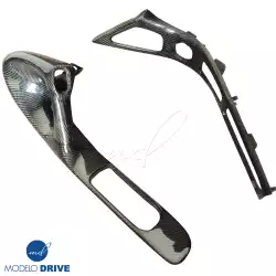 Carbon Fiber LHD Door Trim (left and right) 2pc > Mazda RX-7 (FD3S) 1993-1997 image - 5
