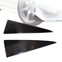 ModeloDrive Carbon Fiber VOLT Triangle Bumper Trim > Mitsubishi Evolution EVO8 EVO9 2003-2006 image - 9