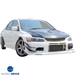ModeloDrive Carbon Fiber VOLT Triangle Bumper Trim > Mitsubishi Evolution EVO8 EVO9 2003-2006 image - 11