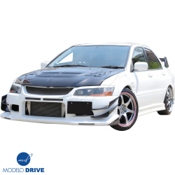 ModeloDrive Carbon Fiber VOLT Triangle Bumper Trim > Mitsubishi Evolution EVO8 EVO9 2003-2006 image - 12