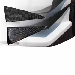 Carbon Fiber VOLT Triangle Bumper Trim > Mitsubishi Evolution EVO8 EVO9 2003-2006 image - 1
