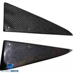 Carbon Fiber VOLT Triangle Bumper Trim > Mitsubishi Evolution EVO8 EVO9 2003-2006 image - 6