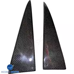 Carbon Fiber VOLT Triangle Bumper Trim > Mitsubishi Evolution EVO8 EVO9 2003-2006 image - 7
